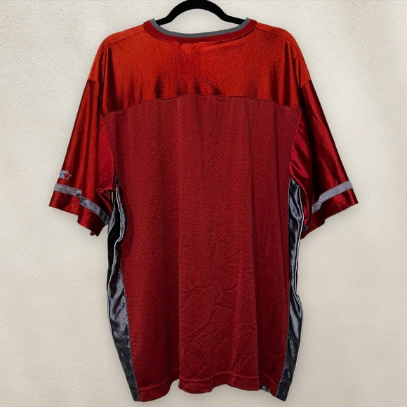 Vintage Starter Football Jersey Blank Number 33 Red & Gray Short Sleeve Size XL - Picture 2 of 7